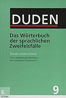 Der Duden in 12 Banden: 9 - Zweifelsfalle der deutschen Sprache 341104098X Book Cover