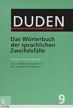 Hardcover Der Duden in 12 Banden: 9 - Zweifelsfalle der deutschen Sprache (German Edition) [German] Book