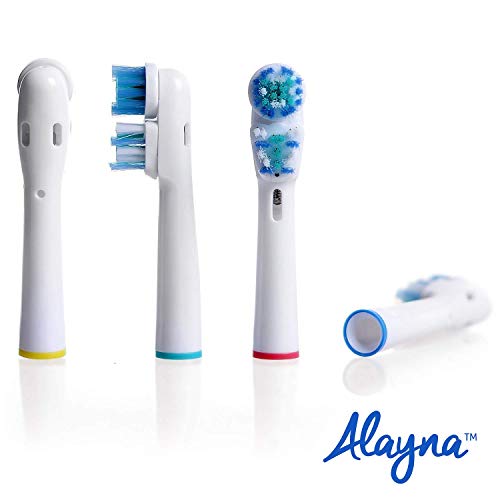 Replacement Brush Heads Compatible With Oral B- Double Clean Design, Pack of 20 Generic Electric Toothbrush Replacement Heads- Fits Oralb Pro 7000, 1000, 8000, 9000, 1500, 5000, Kids, Vitality & More!