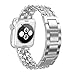 AOKAY Replacement Bands Compatible for Apple Watch 38mm 42mm Stainless Steel Metal Cowboy Chain Strap Wrist Band for Apple Watch 40mm 44mm Series 4 3 2 1 Sport and Edition