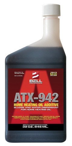 Bell Performance ATX-942 Home Heating Oil Treatment – Improves Combustion, Removes Sludge, Stabilizes Stored Heating Oil, Reduces Emissions – 32 oz. Bottle (Treats 480 Gal.)