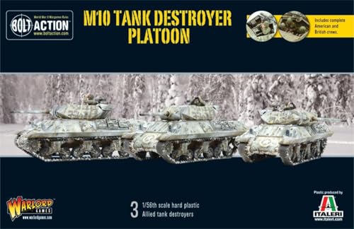 M10 Tank Destroyer Platoon Bolt Action maquette plastique haute précision