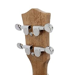 KEPOHK 23 pouces musique ukulélé panneau acajou guitare élégante avec sac chaîne Capo 23 pouces couleur bois - Les Beatles, Paul McCartney, John Lennon, RIngo Starr, George Harrison KEPOHK 23 pouces musique ukulélé panneau acajou guitare élégante avec sac chaîne Capo 23 pouces couleur bois – Image 4