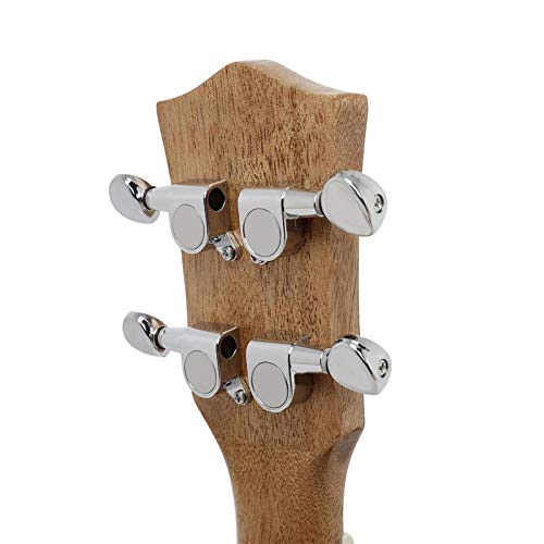 KEPOHK 23 pouces musique ukulélé panneau acajou guitare élégante avec sac chaîne Capo 23 pouces couleur bois - Les Beatles, Paul McCartney, John Lennon, RIngo Starr, George Harrison KEPOHK 23 pouces musique ukulélé panneau acajou guitare élégante avec sac chaîne Capo 23 pouces couleur bois – Image 5