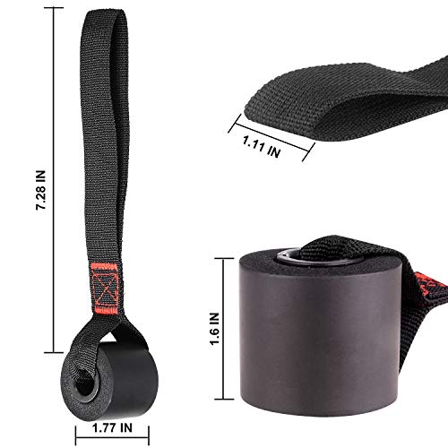 Resistance Bands Door Anchor Attachment Secure Door Anchor Heavy Duty Door Anchor For Resistance Bands Door Jamb Anchor Fitness Workout Band Door Anchor (Larger/Won't Damage Door) #TOP7