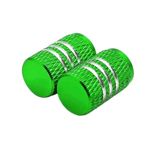 Ventileinsatzkappen Motorrad Fahrzeug Rad Reifen Ventil Stem Caps Für Aprilia Für Caponord 1200 Dorsoduro 750 Für Shiver 900 GT200(Green)