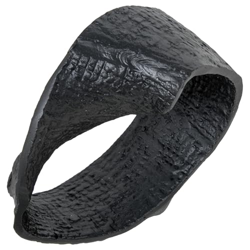 Statue Moëbius aluminium noir texturé avec socle stable pour meuble - 3