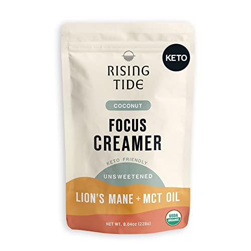 New Rising Tide Focus Keto Coffee Creamer with MCT Oil and Lion