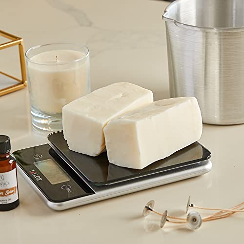 Coconut Soy Wax Blend Candle Making - 10 & 20 Lb. Creamy Blend For High Load Fragrance Formulation - (10 Lb) #TOP3