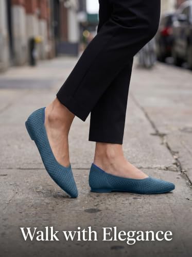 Image of Frank Mully Womens Pointed Toe Flats Knit Dress Shoes Comfort Women Shoes Softable