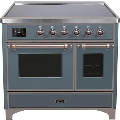 40" Majestic Ii Series Freestanding Electric Double Oven Range With 6 Elements, Triple Glass Cool Door, Convection Oven, Tft Oven Control Display And Child Lock #TOP1