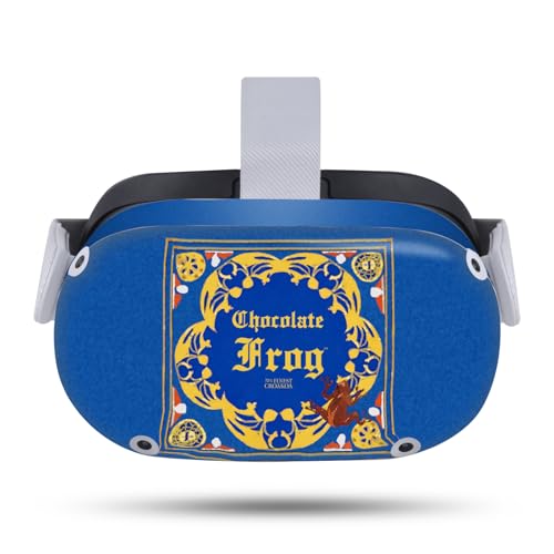 Head Case Designs Officially Licensed Harry Potter Chocolate Frog Graphics Vinyl Sticker Skin Decal Cover Compatible with Meta Quest 2