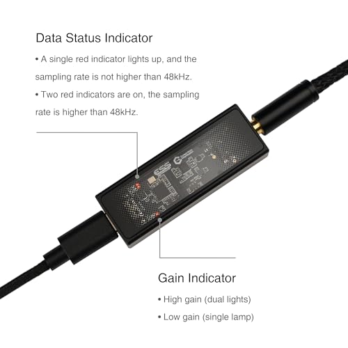 Image of Questyle M12i HiFi Headphone Amplifier [MFi Certified] Portable USB DAC Lossless Mini Audio Amps Supports PCM 768kHz /DSD512 with 3.5mm Outputs High Resolution for Smartphones /PC /Laptops