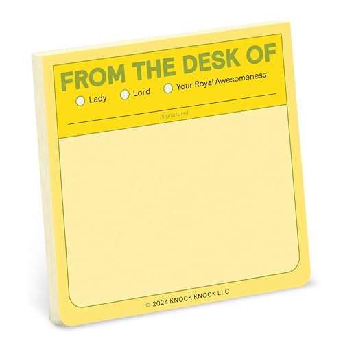 Knock Knock From the Desk Of Sticky Note (Knock Knock Sticky Notes)