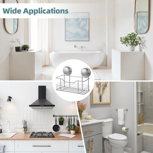 Étagère de douche à ventouse pour optimiser le rangement des petits espaces - 6