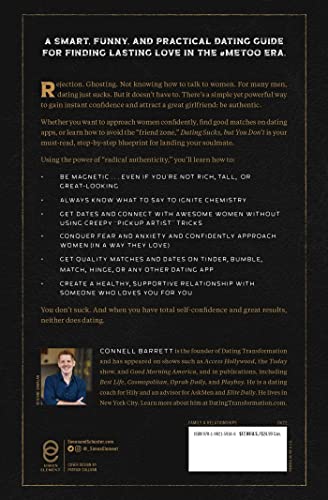 Dating-Sucks-but-You-Dont-The-Modern-Guys-Guide-to-Total-Confidence-Romantic-Connection-and-Finding-the-Perfect-Partner-Paperback--June-28-2022 - DumpADate.com