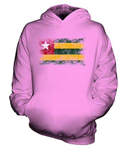 Sweat à capuche enfant Togo délavé Candymix pour afficher ses origines