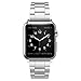 Simpeak Band Compatible with Apple Watch Series 10(42mm) Series 9 8 7 (41mm) 6 SE 5 4 (40mm) 3 2 1 (38mm), Women Men Stainless Steel Band Strap Compatible with iWatch 42mm 41mm 40mm 38mm,Silver