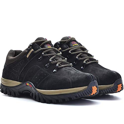 Tenis Adventure Couro Legitimo Preto Cano Baixo Free Jump 3302 (37)