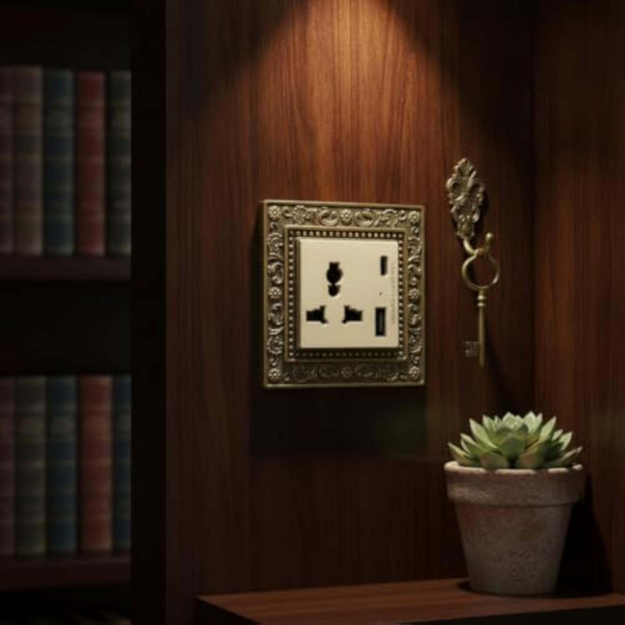Ornate Floral Switch Plate Decorative Outlet Cover