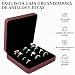 Imagen de HAOTIAN-X Caja organizadora de anillos de joyería