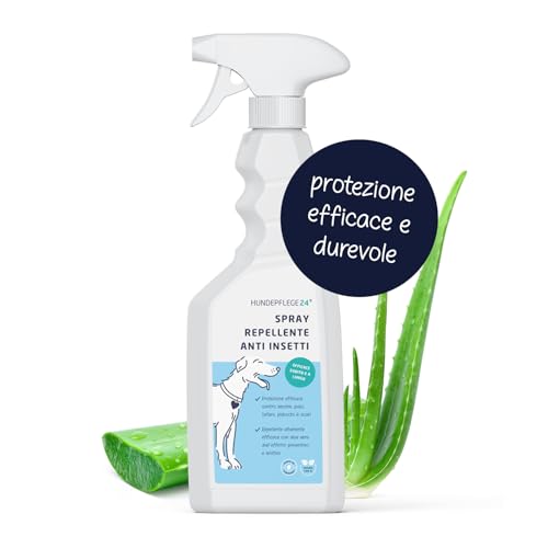Hundepflege24 Spray Antizecche 500ml per Cane e Gatto