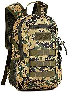 HUNTVP 10L/20L Mini Daypack Military MOLLE Backpack Rucksack Gear Tactical Assault Pack Bag for Hunting Camping Trekking