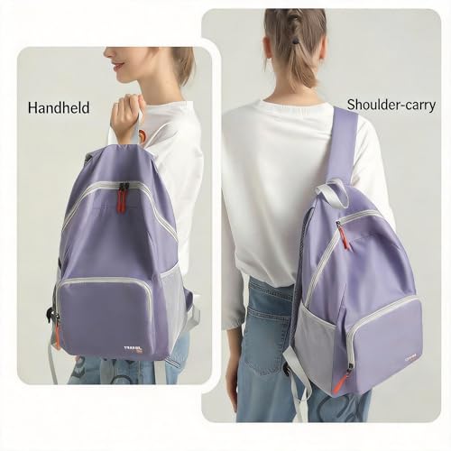 Mochila plegable resistente al agua ligera para senderismo miniatura 5