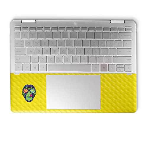 Image of MightySkins Carbon Fiber Skin Compatible with HP Spectre x360 14 inch (2022) Full Wrap Kit - Hypno Chimp | Protective, Durable Textured Carbon Fiber Finish | Easy to Apply | Made in The USA