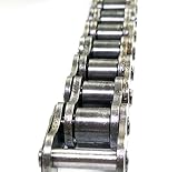 OZDOWSKI Rollenkette 16B-1 (1 Zoll / 25,4 mm) Simplex Einreihig DIN 8187 / ISO 606 – 2 Meter Antriebskette aus gehärtetem Stahl inkl. Kettenschloss für Landwirtschaft und Industrie