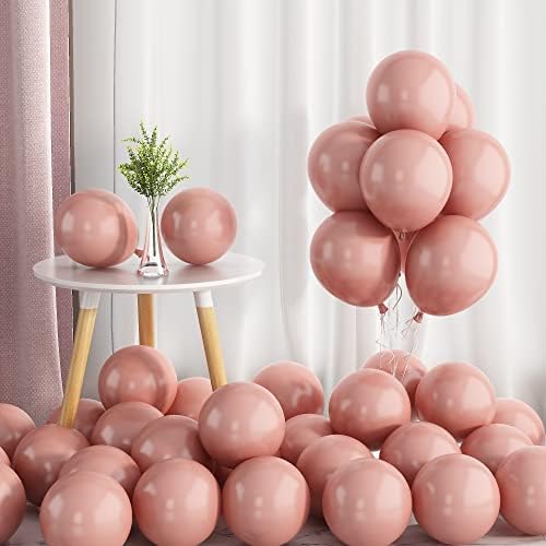 KAINSY Metallic Gold Balloons 18 Inch, Giant Gold Metallic Chrome Party Balloons Decor, 6 Pcs Large Shiny Latex Balloons Set Ribbon, Thick Balloons Birthday Wedding Baby Shower Christmas