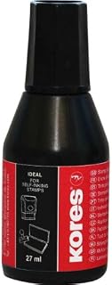 Kores SF71338 27 ml Stamp Pad Ink - Black