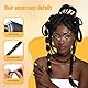 Bogoro Goldene Haarschmuck FüR ZöPfe,260 StüCk Dreadlocks Schmuck,Schmuck FüR Haare Mit Dreadlocks,Haarschmuck FüR ZöPfe,Mit Ringmanschetten, Dreadlock-ZubehöR, FüR MäNner,MäDchen,Frauen