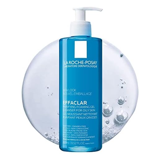 La Roche-Posay, Crema gel mousse limpiador facial, 400 ml