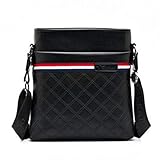 Form: Schulranzen Classic Print Männer Plaid Bag Business Office Taschen for Männer Casual Umhängetaschen Schulranzen Patchwork Umhängetasche Männer Aktentaschen (Color : Brand Bag Model 4, Size : 1)
