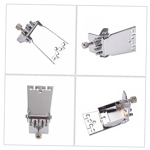 FUNOMOCYA Ha153 Metal Drawplate for Banjo Vibrato Tailpiece 5 Strings Tremolo Unit Silver Finish Banjo Guitar Accessories