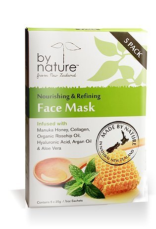 By Nature Nourishing & Firming Face Mask With Rosehip Oil 5 x 25 g