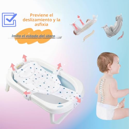 Miniatura 3 de Asiento De Bañera Para Bebé,Red De Soporte Para Bañera,Asiento De Bañera Para Bebés,Asiento De Apoyo,Malla Ducha Para Bañera De Bebé,Soporte Para Baño Para Bebés Ducha Malla Bañ