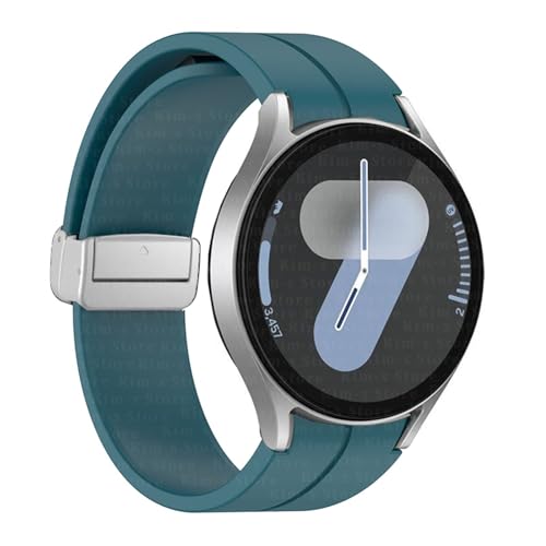 Bracelet magnétique en silicone bleu pour Samsung Galaxy Watch 6/5