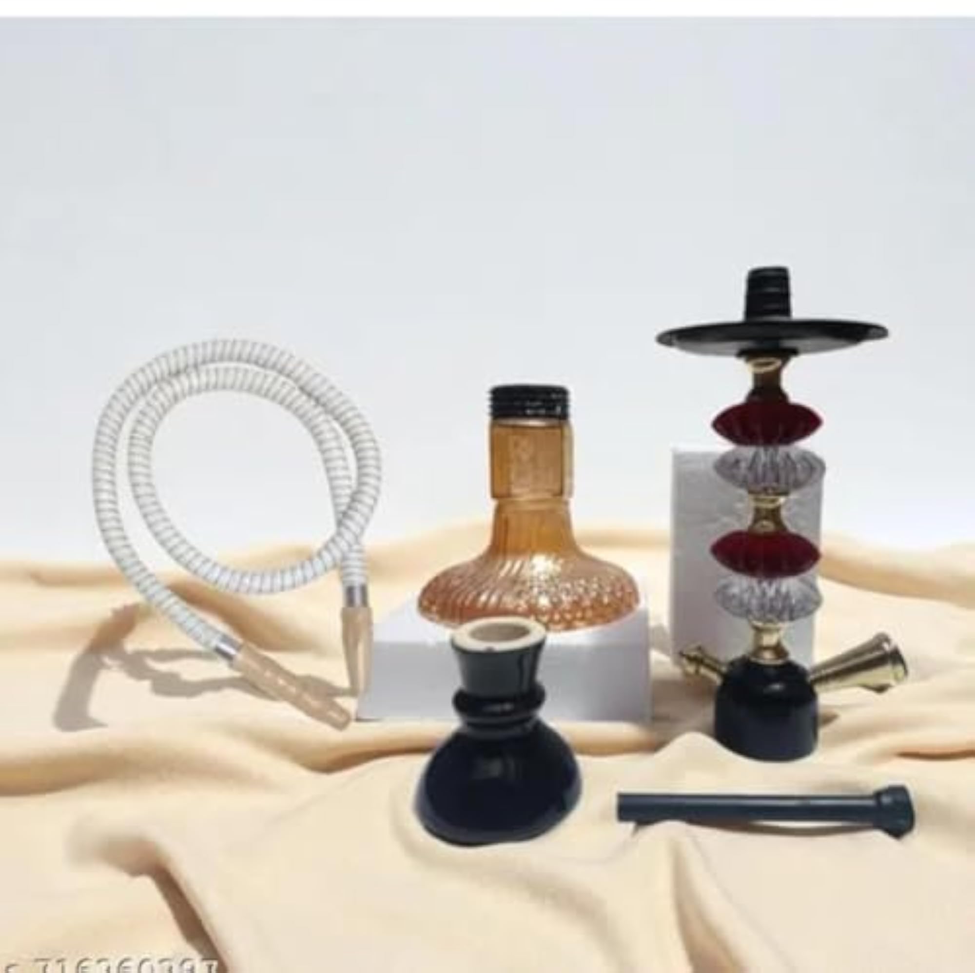 Stylish Glass Hookah Set with Durable Base