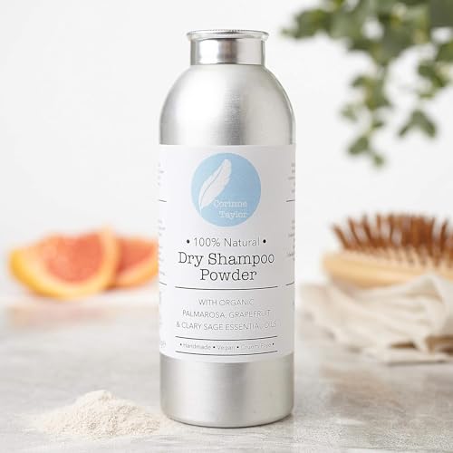 Corinne Taylor | Organic Dry Shampoo Powder | Grapefruit, Palmarosa & Clary Sage | Hydrating & Volumising | Aerosol Free | Natural & Vegan | 85g - Image 3