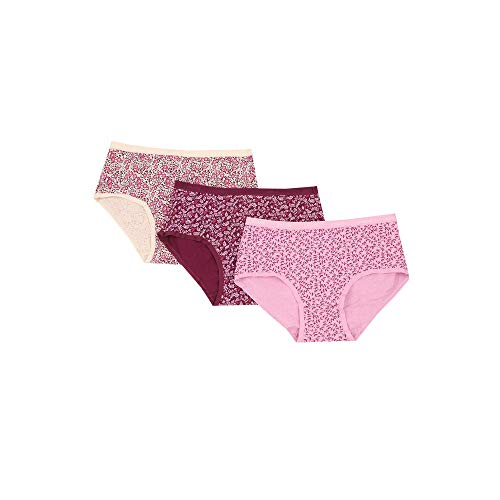 Buy Amante Women's Cotton Briefs (Pack of 3) (214622_C306 Print