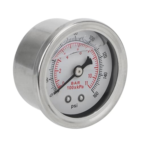 Manomètre de pression d'huile universel jauge carburant 0-160 Psi pour testeur liquide