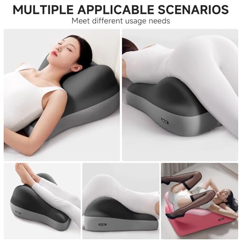 GDLKPS Multi-Position Wedge Pillow for Back Support,Multifunctional Positioning pad with Memory Foam can be Used for Heartburn, Acid Reflux, Back Pain, Neck Pain Relief. (Grey) - image 6