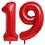 Double Number Red 19