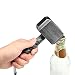 Ansley&HosHo Personalized Funny Thor Hammer Shape Beer Bottle Opener Mjolnir Hammer Keychain for Bartenders Beer Lovers Gift Party Pub Bar Gifts Wine Corkscrew Beverage Wrench (Silver)