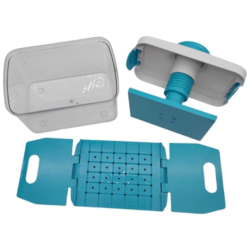 Evember Paneer Press - Colador de prensa de queso con bandeja de goteo, elimina fácilmente el agua de Paneer, utensilios de cocina para el hogar para cocinar