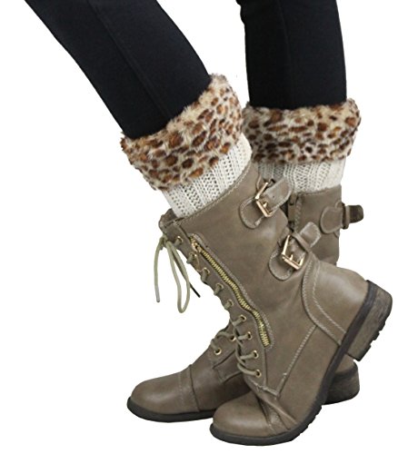 Image of ToBeInStyle Women's Cable Knit Leg Warmers