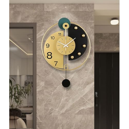 Horloge pour mur salon XJBTBA suspendu home mode moderne