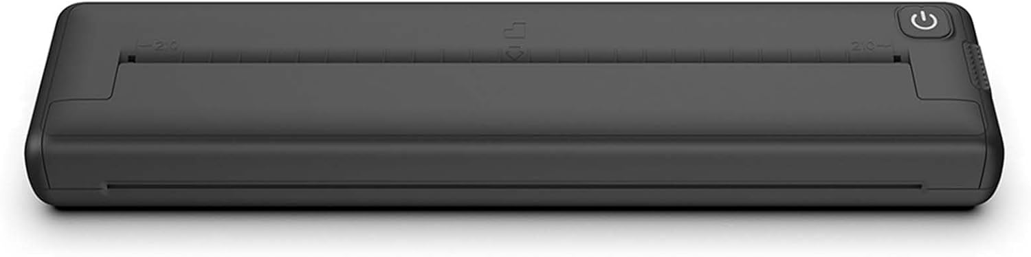 Multifunctional Portable Printer for Exam Papers and Study Materials, A4 Printer for Travel (Black)